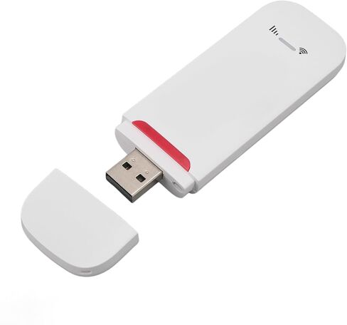 Keenso 500 Mbit/S Portable 4G LTE USB Modem Dongle Router for Europe Asia Oceania Africa, Up to 10 User Hotspot for Family Meetings in Saudi Arabia