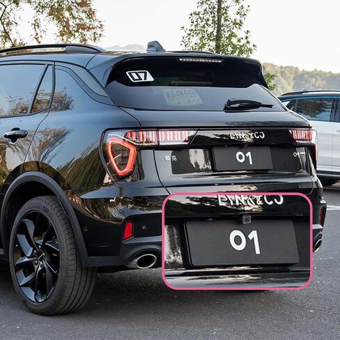 قطعتان من لوحة ترخيص الكاميرا الاحتياطية، حامل لوحة ترخيص كاميرا الرؤية الخلفية للسيارة العالمية بدون ثقب، كاميرا رؤية خلفية قابلة للتعديل 170 درجة متوافقة مع سيارات السيدان وسيارات الدفع الرباعي والشاحنات in Kuwait