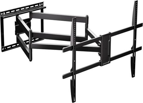 Mount-It! Long Arm Full Motion TV Wall Mount, Extra Long 42.5-Inch Extension, Heavy-Duty Dual Arm Articulating Mount for 43–100 Inch TVs, Swivel Tilt Corner Compatible, Max VESA 800x600, 132 lbs in Saudi Arabia