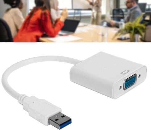 كابل محول POCREATION Usb3.0 إلى Vga HD 1080P لملحقات الكمبيوتر بمعدل 5 جيجابت في الثانية للكمبيوتر الشخصي 10، USB إلى Ga، ومقبس Compur 15 إلى USB Conerr لملحقات الكمبيوتر بمعدل 5 جيجابت في الثانية للكمبيوتر الشخصي 10، وتوسيع العمل in Saudi Arabia