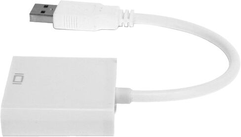 محول BAFOVY USB3.0 إلى VGA، كابل محول 5 جيجابت في الثانية HD 1080P لحلول العرض المتعددة، بطاقة فيديو محمولة بدون الحاجة إلى طاقة خارجية، متوافق مع الكمبيوتر المحمول PC لمدة 10، سطح المكتب، (أسود) in Kuwait