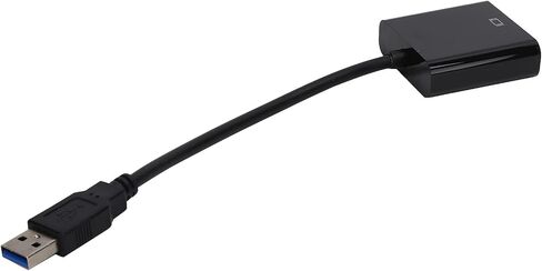 AYNEFY USB3.0 إلى VGA محول HD 1080P كابل محول للكمبيوتر المحمول 10 5 جيجابت في الثانية معدل نقل الإشارة ملحقات الكمبيوتر، توسيع مساحة العمل دعم حلول العرض المتعددة (1) in Kuwait