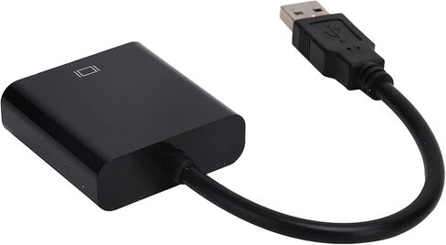 AYNEFY USB3.0 إلى VGA محول HD 1080P كابل محول للكمبيوتر المحمول 10 5 جيجابت في الثانية معدل نقل الإشارة ملحقات الكمبيوتر، توسيع مساحة العمل دعم حلول العرض المتعددة (1) in Kuwait