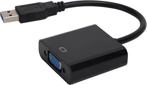 AYNEFY USB3.0 إلى VGA محول HD 1080P كابل محول للكمبيوتر المحمول 10 5 جيجابت في الثانية معدل نقل الإشارة ملحقات الكمبيوتر، توسيع مساحة العمل دعم حلول العرض المتعددة (1) in Kuwait
