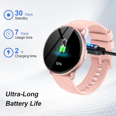 Smart Watches for Men Women, 1.39" HD Touch Screen Smartwatch with Bluetooth Calls and Dialing Function, 113+ Sports Modes Fitness Tracker with USB-C Fast Charging, Smartwatch for Android iOS. Black in Saudi Arabia