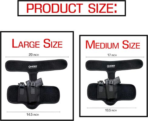 Ghost Concealment Ankle Holster for Concealed Carry Pistol | Universal Leg Carry Gun Holster with Magazine Pouch | Men and Woman Holster in Kuwait