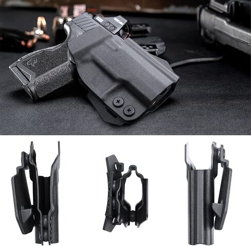 Taurus GX4 Holster, IWB Kydex Holster Tailored Fit: Taurus GX4 Pistol, Inside Waistband Concealed Carry Holster for Men/Women, Adj. Cant & Posi-Click Retention, Right Hand/Left Hand Optional in Saudi Arabia