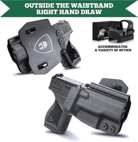 Taurus GX4 Holster, IWB Kydex Holster Tailored Fit: Taurus GX4 Pistol, Inside Waistband Concealed Carry Holster for Men/Women, Adj. Cant & Posi-Click Retention, Right Hand/Left Hand Optional in Saudi Arabia