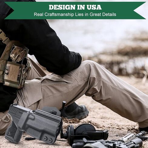 Taurus GX4 Holster, IWB Kydex Holster Tailored Fit: Taurus GX4 Pistol, Inside Waistband Concealed Carry Holster for Men/Women, Adj. Cant & Posi-Click Retention, Right Hand/Left Hand Optional in Saudi Arabia