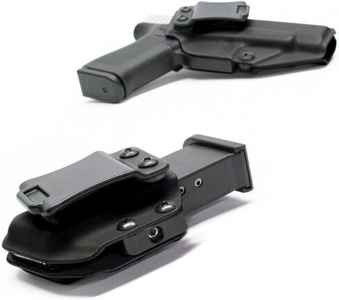 G48/48MOS/43X MOS IWB Holster Right Hand Fits Glock Models 48 /G48 MOS w/Rail/G43X MOS Pistol Holster & Universal 9mm/.40 Double Stack Mag Carrier IWB/OWB Magazine Holsters Concealed Carry in Saudi Arabia