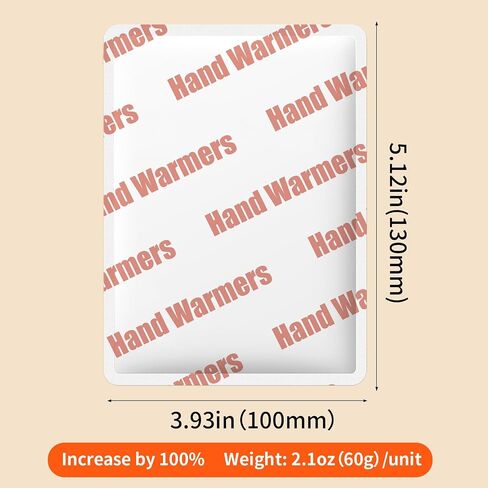 Hand Warmers Disposable - Up to 20 Hours of Heat - 6/20 Pack Super Long Lasting Air Activated Warmers, All Natural & Portable for Body, Hands & Toes - Odorless Hot Warmer Heater for Outdoor Sport in Saudi Arabia