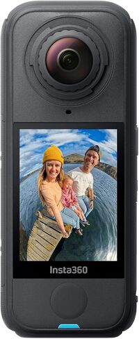 Insta360 X4 Air Ski Bundle - Waterproof & Lightweight 165g 8K 360 Camera, Invisible Selfie Stick, Replaceable Lenses, Shoot First & Frame Later, Built-in Wind Guard, Stabilization, AI-Powered App in Saudi Arabia