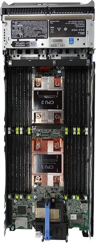 Dell PowerEdge M630 2 Bay SFF Blade Server، 2X E5-2650 V4 2.2 جيجا هرتز 12 نواة، 192 جيجا بايت DDR4 RAM، PERC H330، 2X 1.2 تيرابايت 10K SAS 12 جيجابت في الثانية 2.5 محرك أقراص، 2X 10 جيجابت (متجدد) in Saudi Arabia