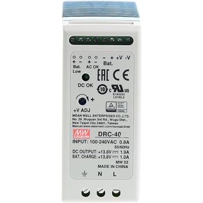 يعني جيدا جمهورية الكونغو الديمقراطية 60 واط 13.8 فولت تحويل التيار الكهربائي DRC-60A إخراج مزدوج AC-DC DIN السكك الحديدية UPS in Kuwait