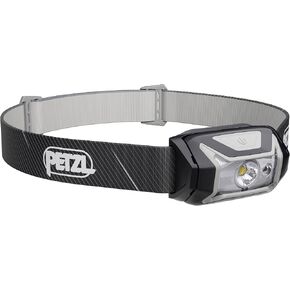 مصباح أمامي PETZL Tikka - ضوء مدمج 350 لومن مع إضاءة حمراء، للمشي لمسافات طويلة والتسلق والجري والتخييم - أسود in Saudi Arabia