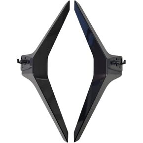 أرجل تلفزيون عامة - متوافقة مع موديلات تلفزيون LG الذكية 65UQ8000AUB و60UJ6050-UA (أسود، معدني، 3 قطع، مسامير متضمنة) in Kuwait