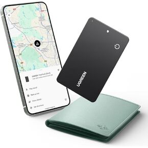 UGREEN (Android Only) FineTrack G 1-Year Battery Bluetooth Tracker Bundle with FineTrack Slim G 5-Year Battery Bluetooth Tracker Card in Kuwait