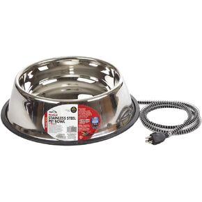 Allied Stainless Steel Heated Pet Bowl with Hutch Mount, 1-Quart in Kuwait