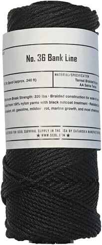 5col Survival Supply Braided Bank Line, 1/2 lb. Roll (No. 60) in Kuwait