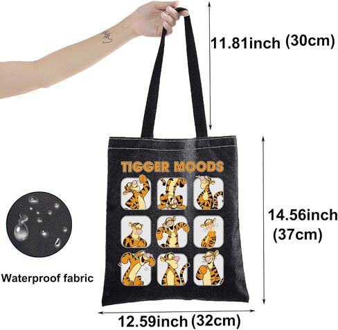 BWWKTOP Funny Tiger Tote Bag - هدية المعجبين ، هدية عاشق ، حقيبة كتف مزاجية ، بضائع in Saudi Arabia