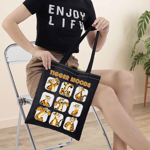 BWWKTOP Funny Tiger Tote Bag - هدية المعجبين ، هدية عاشق ، حقيبة كتف مزاجية ، بضائع in Saudi Arabia