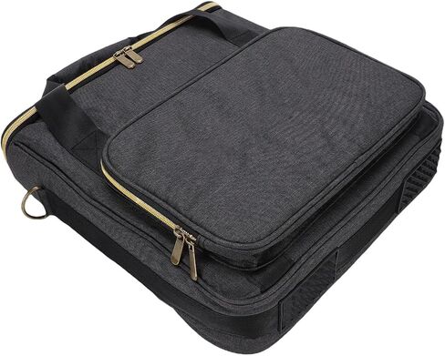 Drfeify Record Carrying Bag, Holds Up to 10 Records, Portable Storage Bag for 7in 10in 12in, for DJs, Collectors, and Music Enthusiasts in Saudi Arabia