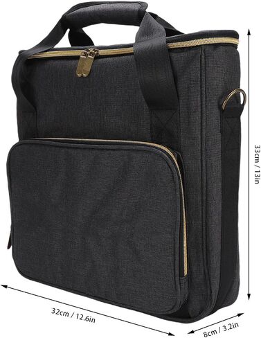 Drfeify Record Carrying Bag, Holds Up to 10 Records, Portable Storage Bag for 7in 10in 12in, for DJs, Collectors, and Music Enthusiasts in Saudi Arabia