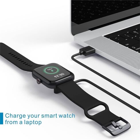 [3PACK] Smart Watch Charger Magnetic USB Charging Cable 3.3FT for Letsfit Willful YAMAY SW023 ID205L SW021 ID205U ID205S SW025 Uwatch 3S 3 2 2S in Saudi Arabia