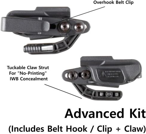 Raven Concealment Systems Vanguard VG2 Naked Minimalist Tuckable Trigger Guard Holster | Inside Waistband IWB Appendix Conceal Carry in Saudi Arabia