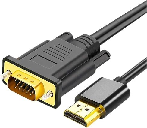 Uyellow HD 1080P HDMI-متوافق مع محول سلك V/GA ​​لجهاز عرض الكمبيوتر M>oni>tor PC TV P;S/4 in Saudi Arabia