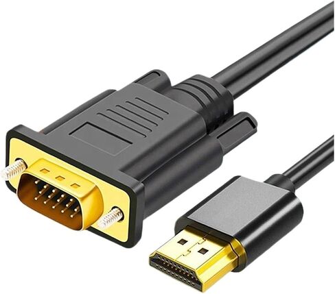 Uyellow HD 1080P HDMI-متوافق مع محول سلك V/GA ​​لجهاز عرض الكمبيوتر M>oni>tor PC TV P;S/4 in Saudi Arabia