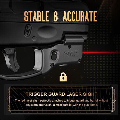 WARRIORLAND Trigger Green Laser and Custom Holster Combo, Fits Taurus G2C / G3C / PT111 Millennium G2 / PT140, IWB Concealed Carry Right-Hand Holster & Laser Light with Power Indicator in Kuwait