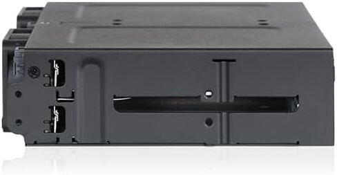 ICY DOCK ToughArmor MB699VP-B V3-4X U.2 NVMe PCIe 4.0 SSD to SFF-8612 OCuLink (According to SFF-9402 Rev 1.1) Removable Frame Metal Black (Compatible with Tri-Mode Cards) in Kuwait