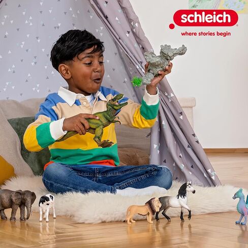 Schleich Horse Club, Horse Toys for Girls and Boys, Camping Trip with Camper Playset in Saudi Arabia