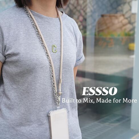 Clip and Go Strap for Phone with Wallet Crossbody – Bling Crystal Phone Strap Crossbody with Pouch for All Phones, Redefining Phone Lanyard Crossbody Fashion for Hands-Free Style (Silver White) in Kuwait