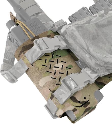 2 Pcs Tactical Cummerbund Radio Pouch Magazine Holder Carrier Front Hook & Loop Quick Release in Saudi Arabia