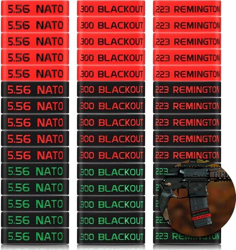 Chivao 45 Pack Magazine Marking Band 5.56, 223 REM, 300 Blackout Magazine Bands for Accessories in Saudi Arabia