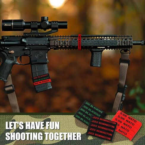 Chivao 45 Pack Magazine Marking Band 5.56, 223 REM, 300 Blackout Magazine Bands for Accessories in Saudi Arabia
