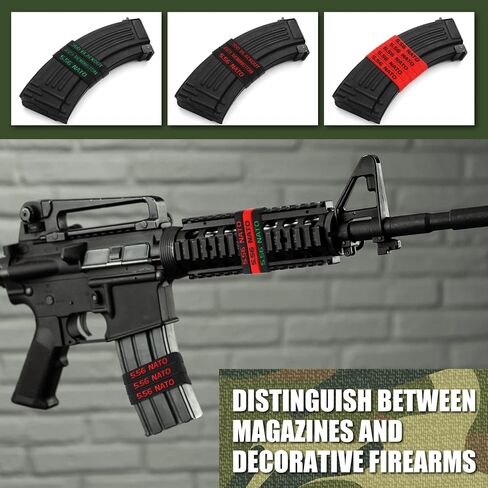 Chivao 45 Pack Magazine Marking Band 5.56, 223 REM, 300 Blackout Magazine Bands for Accessories in Saudi Arabia