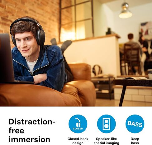 Sennheiser HD 620S Closed-Back Headphones, Speaker-Like Spatial Imaging and Optimized Surround for Immersive Listening - Wired, Black (Renewed) in Saudi Arabia