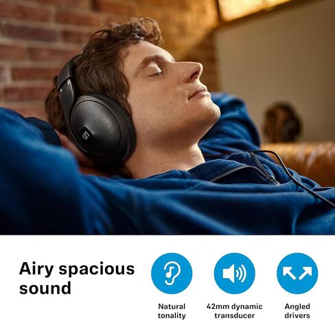 Sennheiser HD 620S Closed-Back Headphones, Speaker-Like Spatial Imaging and Optimized Surround for Immersive Listening - Wired, Black (Renewed) in Saudi Arabia