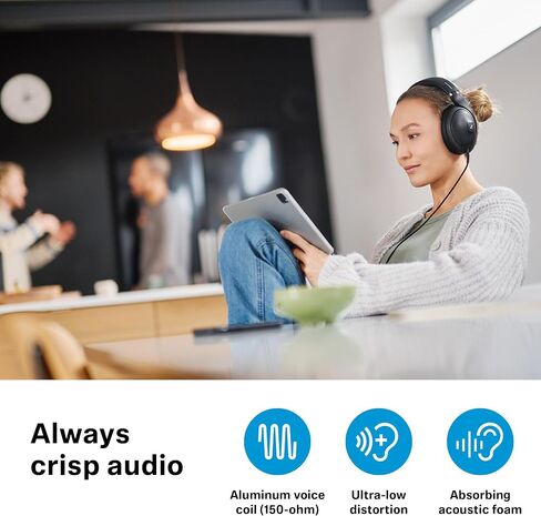 Sennheiser HD 620S Closed-Back Headphones, Speaker-Like Spatial Imaging and Optimized Surround for Immersive Listening - Wired, Black (Renewed) in Saudi Arabia
