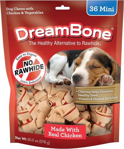 DreamBone Mini Chew, Treat Your Dog To a Chew Made with Real Meat and Vegetables in Saudi Arabia