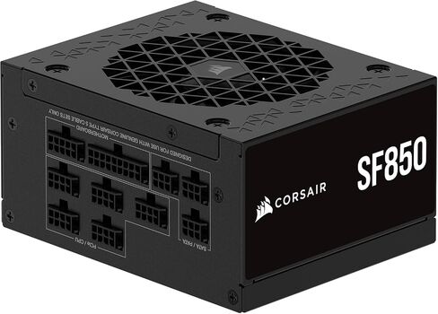 CORSAIR SF850 (2024) Fully Modular Low Noise 80 Plus Platinum ATX Power Supply – 3.0 Compliant – PCIe 5.0 Ready – SFX-to-ATX Bracket Included – Black (Renewed) in Saudi Arabia