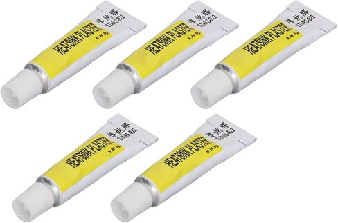 Keenso High Strength CPU Thermal Grease 300℃ Heat Insulated Silicone Grease, 5PCS Thermal Paste Set for Heat Sinks in Saudi Arabia