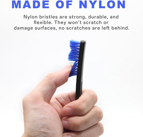 Gun Cleaning Brushes,Double-Ended Gun Cleaning Brush Set, Gun Cleaning kit, 7 Inch Nylon All Purpose Cleaning Brush with Plastic Handle Nylon Brush Gun Cleaning in Saudi Arabia