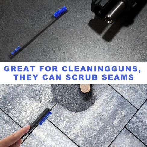 Gun Cleaning Brushes,Double-Ended Gun Cleaning Brush Set, Gun Cleaning kit, 7 Inch Nylon All Purpose Cleaning Brush with Plastic Handle Nylon Brush Gun Cleaning in Saudi Arabia