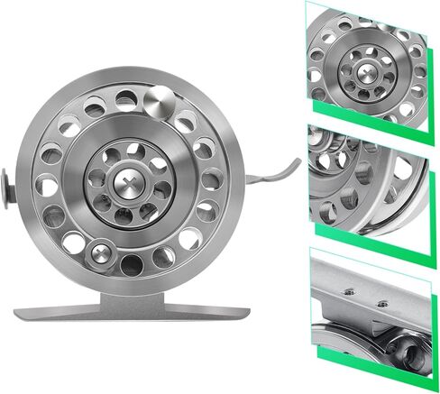 Aluminum Alloy Wheel for Fly Fishing Portable Large Capacity Fishing Gear Accessories Right in Saudi Arabia