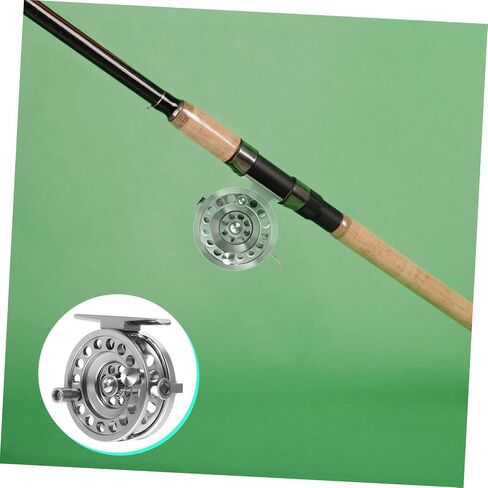Aluminum Alloy Wheel for Fly Fishing Portable Large Capacity Fishing Gear Accessories Right in Saudi Arabia