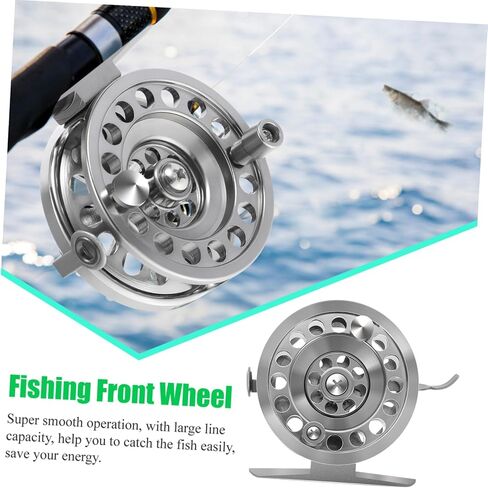 Aluminum Alloy Wheel for Fly Fishing Portable Large Capacity Fishing Gear Accessories Right in Saudi Arabia